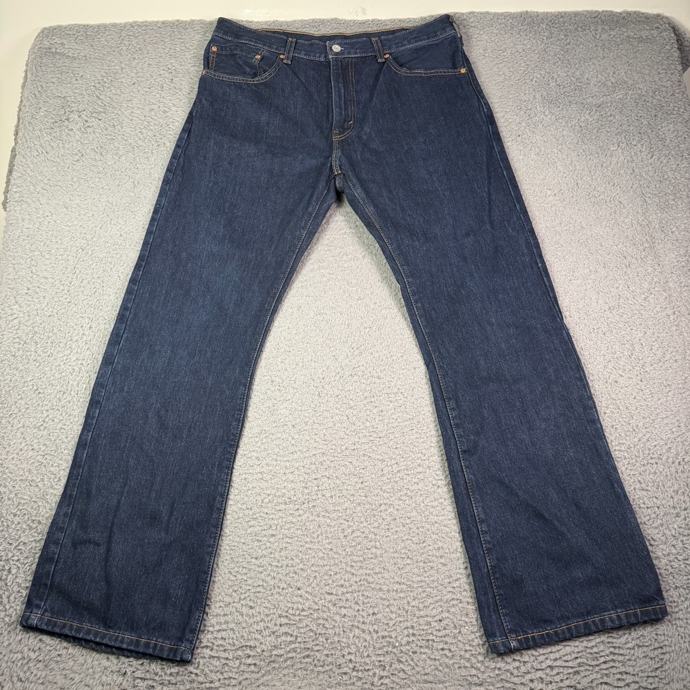 Levi's 517 Jeans Mens 36x32 Dark Blue Indigo Bootcut Western Work Y2K Cowboy